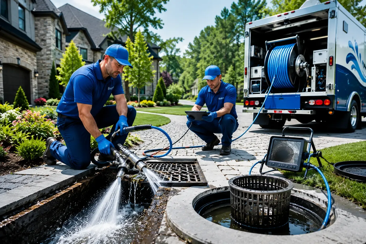 Local outdoor drain cleaning professionals in River Pines, CA