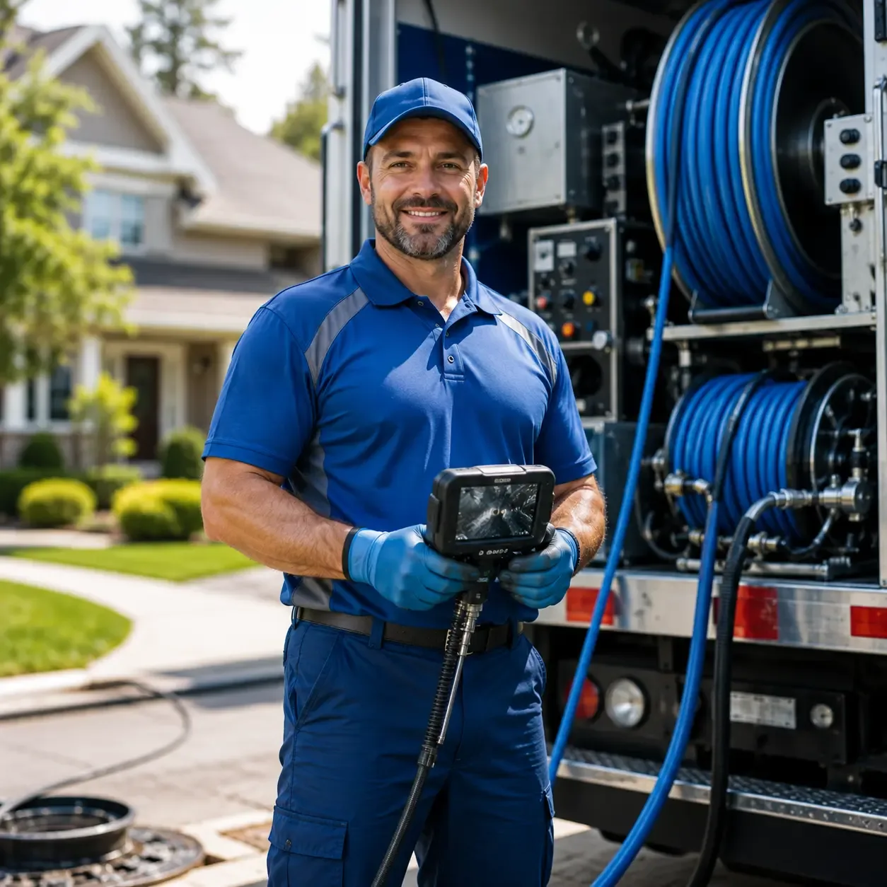 Local outdoor drain cleaning specialists in River Pines, CA